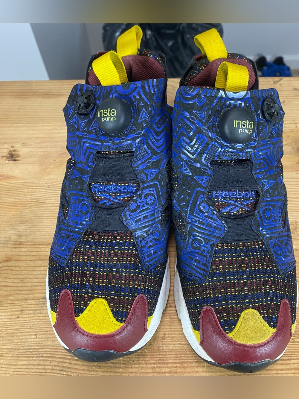 Reebok Instapump Fury OG "African Pack" Merlot Multi-Color - Women's US 7